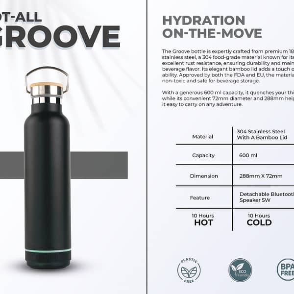 BOT ALL GROOVE FLASK