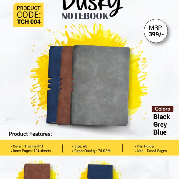 TCH 004 DUSKY NOTEBOOK